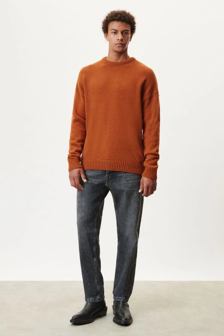 DRYKORN Rundhalspullover In Alpaka-Woll-Mix Orange 4 DRYKORN Rundhalspullover In Alpaka-Woll-Mix Orange - Image 2