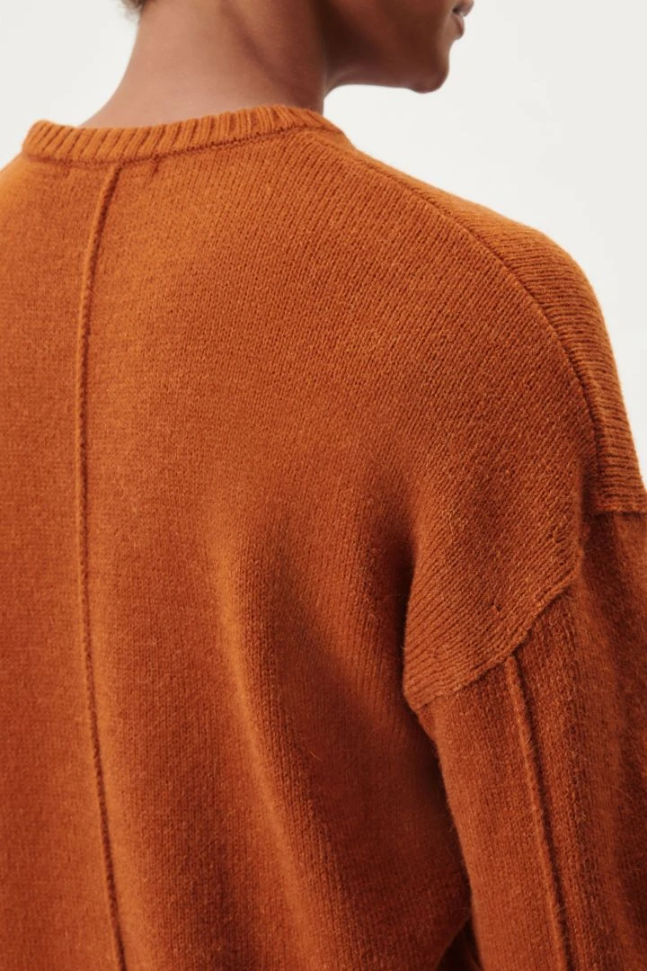 DRYKORN Rundhalspullover In Alpaka-Woll-Mix Orange 6 DRYKORN Rundhalspullover In Alpaka-Woll-Mix Orange - Image 4
