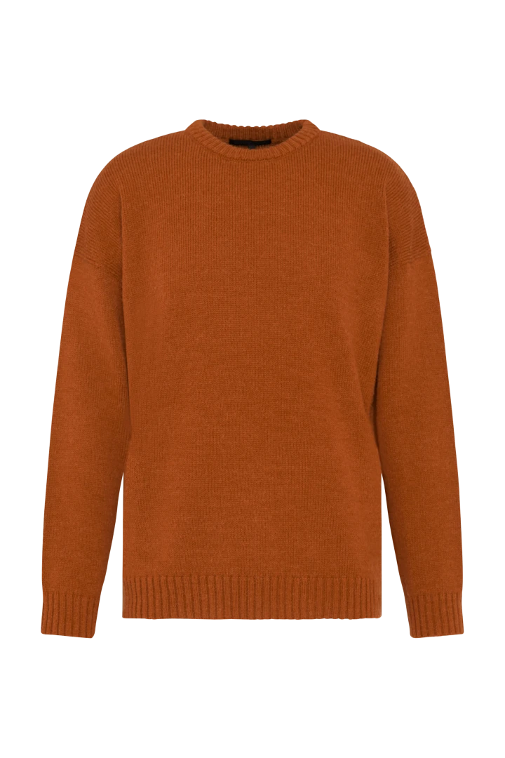 DRYKORN Rundhalspullover In Alpaka-Woll-Mix Orange 8 DRYKORN Rundhalspullover In Alpaka-Woll-Mix Orange - Image 6