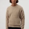 DRYKORN Oversized Pulli In Boucle-Optik Braun