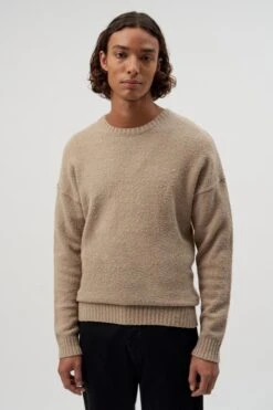 DRYKORN Oversized Pulli In Boucle-Optik Braun