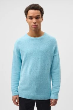 DRYKORN Oversized Pulli In Boucle-Optik Blau