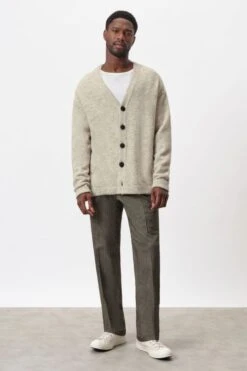 DRYKORN Strickcardigan In Woll-Mix Braun