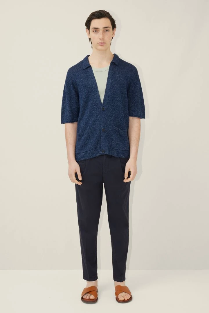 Kurzarm Cardigan Blau 4 Kurzarm Cardigan Blau - Image 2
