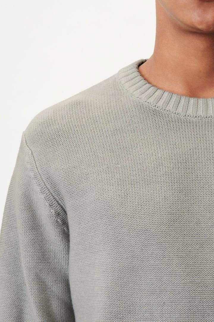 DRYKORN Rundhalspullover In Baumwolle Grau 6 DRYKORN Rundhalspullover In Baumwolle Grau - Image 4