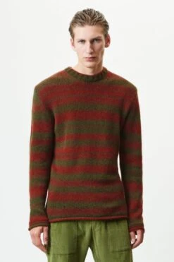 Rundhalspullover In Alpaka-Mix Rot