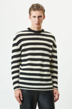 DRYKORN Rundhalspullover In Alpaka-Woll Mix Off_white