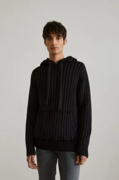 Gewaschener Oversized Hoody Grau