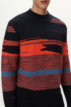 Jacquard Stehkragenpullover Blau -Drykorn Geschäft 10 48 425078 48685 ZAYN 3000 04 7de2677066fea6f4d7ae605a17d2e8ff4aa811d0 720x1080