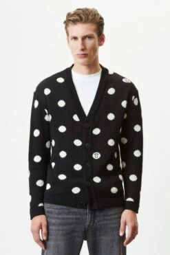 DRYKORN Strickcardigan In Woll-Mix Schwarz