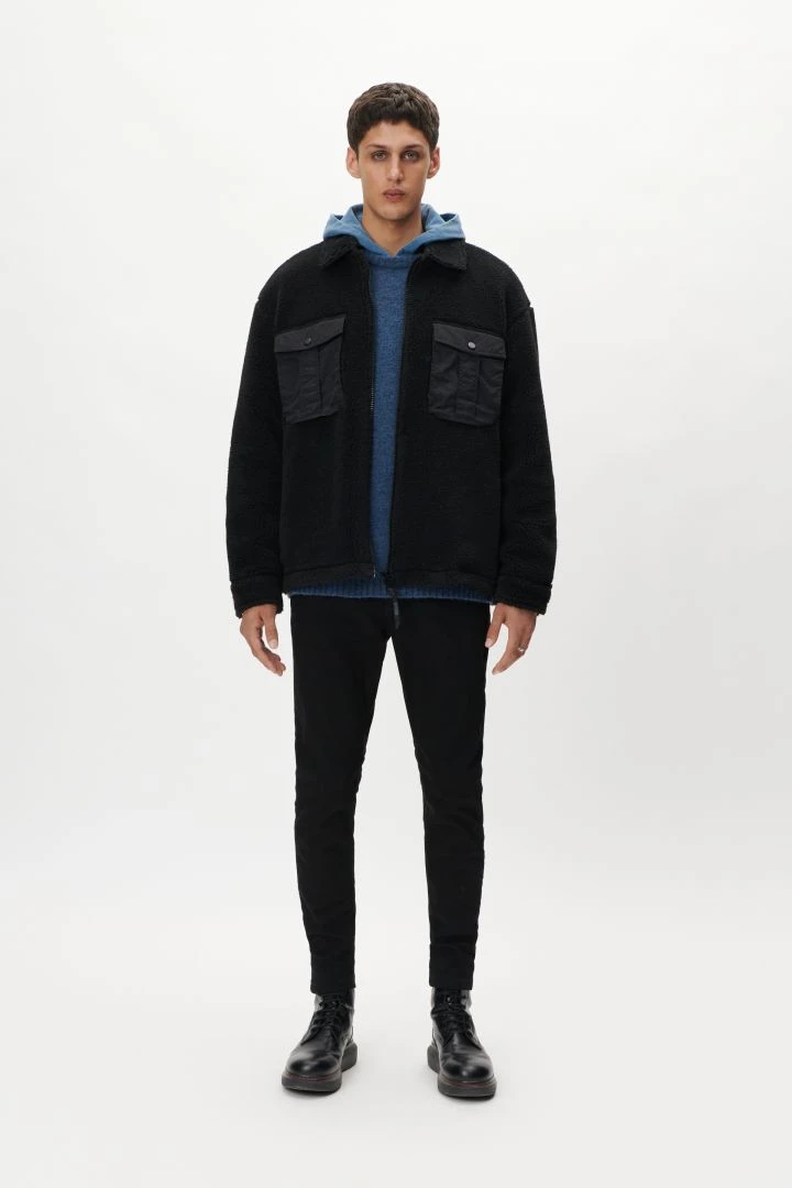 Gewaschener Hoodie Blau 4 Gewaschener Hoodie Blau - Image 2