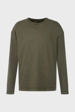 DRYKORN Longsleeve In Gewaschener Optik Grün -Drykorn Geschäft 10 49 520005 49217 NOVAK 2100 07 cfb858ecb7084d916c4c4326f804ebae08e15208 720x1080