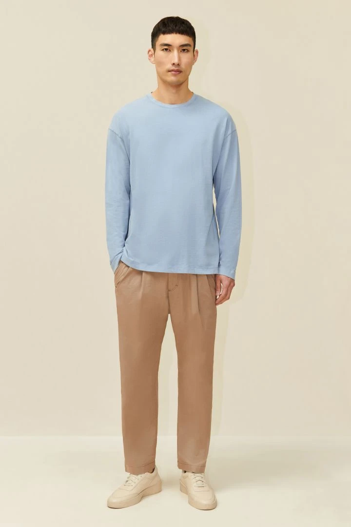 DRYKORN Longsleeve In Gewaschener Optik Blau 4 DRYKORN Longsleeve In Gewaschener Optik Blau - Image 2