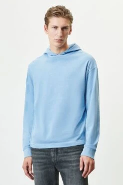 DRYKORN Hoodie In Gewaschener Optik Blau