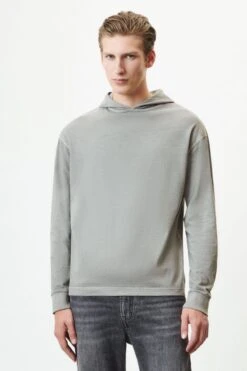 DRYKORN Hoodie In Gewaschener Optik Grau