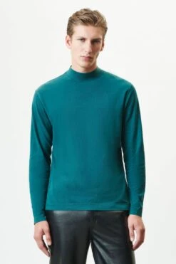 DRYKORN Sweatshirt Mit Stehkragen In Gewaschener Optik Grün