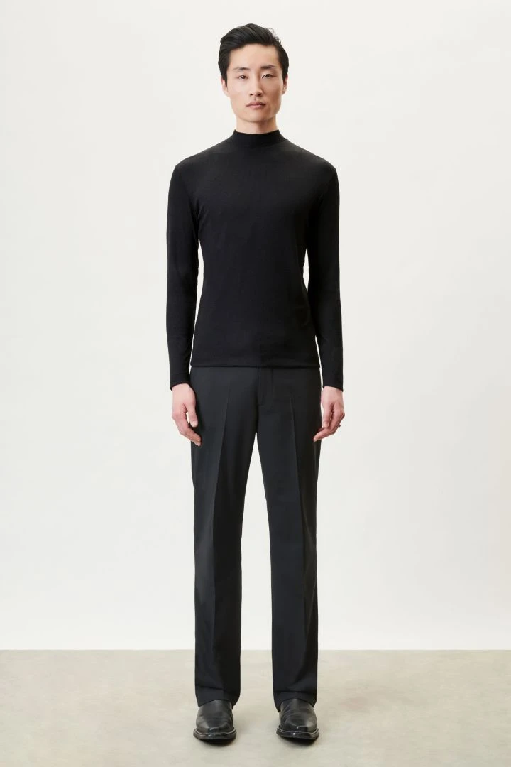 DRYKORN Sweatshirt Mit Stehkragen In Baumwoll-Mix Schwarz 4 DRYKORN Sweatshirt Mit Stehkragen In Baumwoll-Mix Schwarz - Image 2