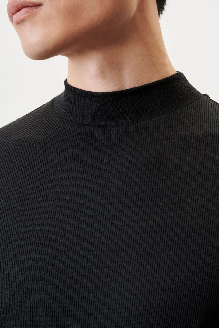 DRYKORN Sweatshirt Mit Stehkragen In Baumwoll-Mix Schwarz 6 DRYKORN Sweatshirt Mit Stehkragen In Baumwoll-Mix Schwarz - Image 4