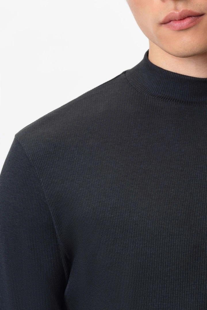 DRYKORN Sweatshirt Mit Stehkragen In Baumwoll-Mix Blau 6 DRYKORN Sweatshirt Mit Stehkragen In Baumwoll-Mix Blau - Image 4