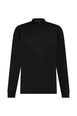 DRYKORN Serafino Longsleeve Mit Langer Knopfleiste In Piqué Schwarz -Drykorn Geschäft 10 49 520101 49150 BRODY 1000 07 96ddf542550d89b39b4c35b7f4b23a13af39250f 720x1080