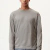 DRYKORN Longsleeve Sweatshirt In Baumwoll-Mix Grau
