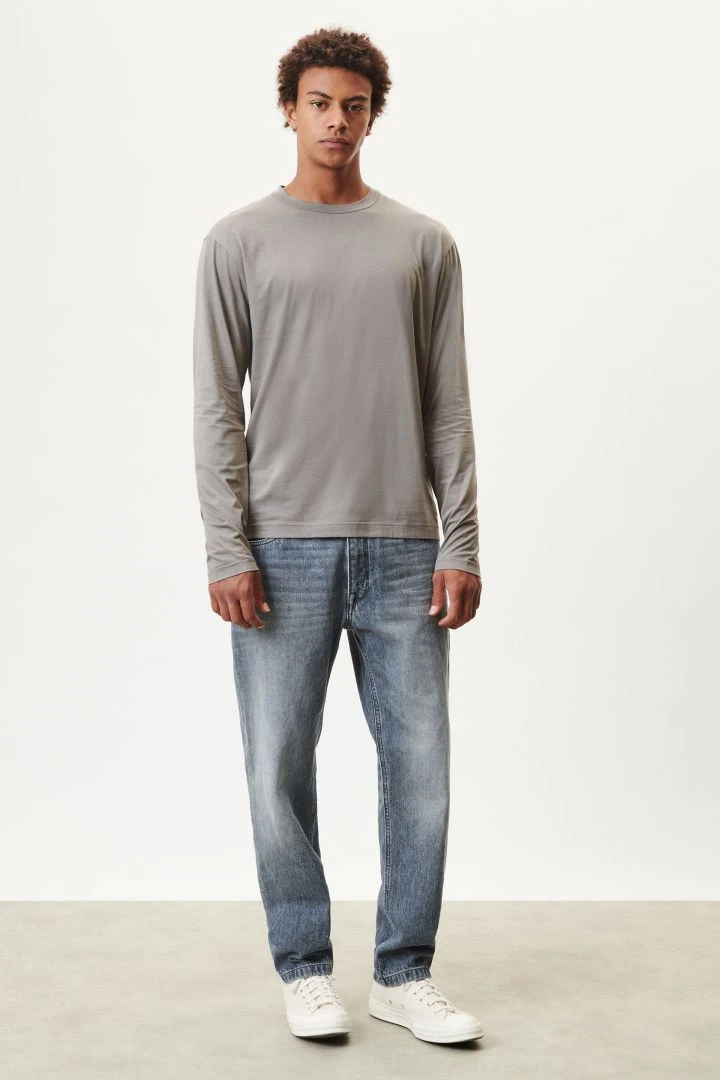 DRYKORN Longsleeve Sweatshirt In Baumwoll-Mix Grau 4 DRYKORN Longsleeve Sweatshirt In Baumwoll-Mix Grau - Image 2