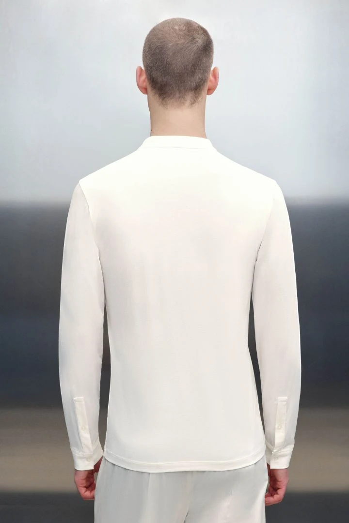 Longsleeve Mit Verdeckter Knopfleiste Off_white 5 Longsleeve Mit Verdeckter Knopfleiste Off_white - Image 3