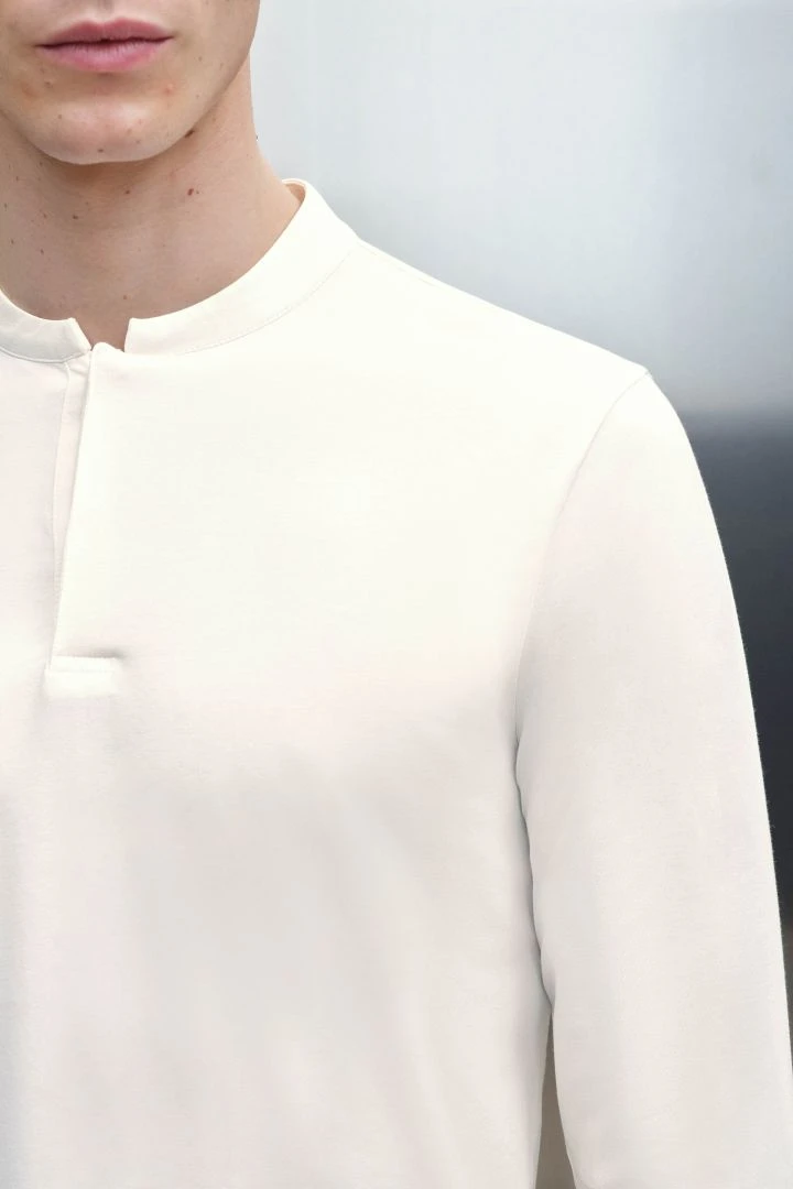 Longsleeve Mit Verdeckter Knopfleiste Off_white 6 Longsleeve Mit Verdeckter Knopfleiste Off_white - Image 4