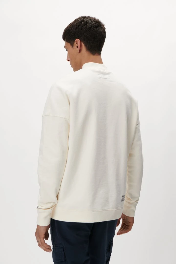 Baumwoll Sweatshirt Off_white 5 Baumwoll Sweatshirt Off_white - Image 3