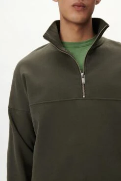Half Zip Sweatshirt Aus Baumwolle Grün -Drykorn Geschäft 10 49 522010 49220 RAOUL 2108 04 59df6ef3f36832d5414b1ffc38f31b4784e4ca2d 720x1080