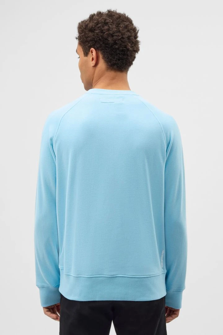 Sweatshirt Aus Baumwoll-Mix Blau 5 Sweatshirt Aus Baumwoll-Mix Blau - Image 3