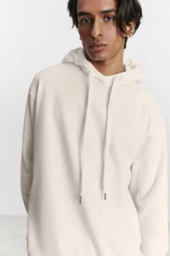 Oversized Hoodie Aus Baumwoll-Mix Off_white