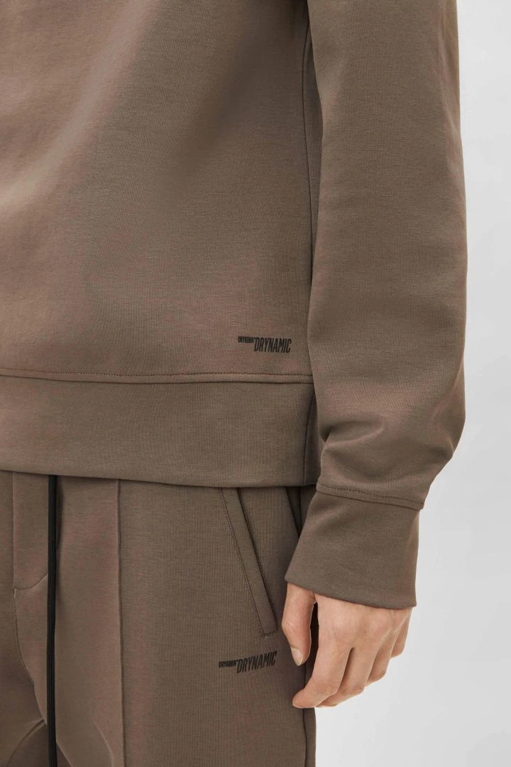 Halfzip Sweatshirt Aus Baumwoll-Mix Braun 5 Halfzip Sweatshirt Aus Baumwoll-Mix Braun - Image 3