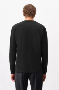 Roundneck Sweatshirt Mit Overlock-Nahtdetails In Baumwoll-Viskose Mix Schwarz -Drykorn Geschäft 10 49 522112 49232 IDIR 1000 03 326e31f32f54e386357b4625b8a56270c892997e 720x1080