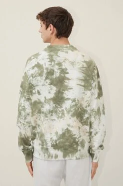 Sweatshirt In Cloudy Batik Waschung Grün -Drykorn Geschäft 10 49 525023 49001 FLORENZ 2803 03 c6011778e0c8186bacfcac46bfc89dff3c64e9b6 720x1080