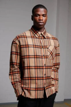 Drykorn Geschäft 9 Baumwoll Overshirt Braun