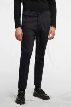 DRYKORN Jogpants Mit Tunnelzug Aus Elastischem Baumwoll-Mix Schwarz