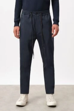 DRYKORN Jogpants Mit Tunnelzug Aus Elastischem Baumwoll-Mix Blau