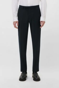 Klassische Slim Fit Hose Mit Bi-Stretch Schwarz