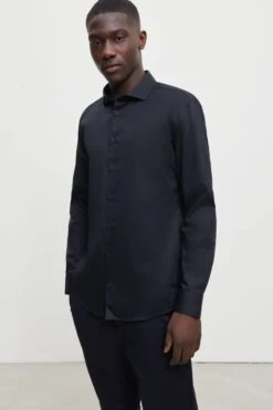 Businesshemd Schwarz